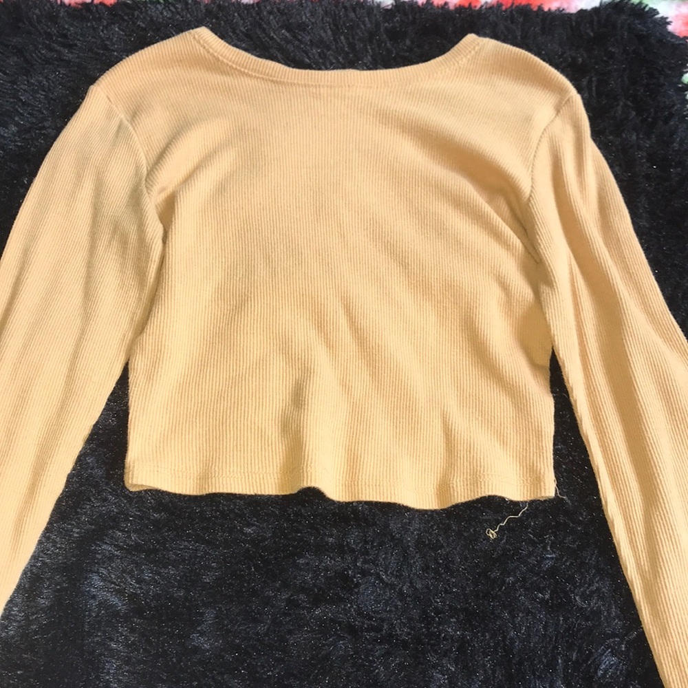 Honey color crop top